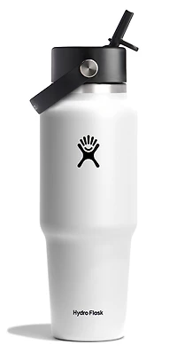 32oz Wide Flex Travel Bottle White