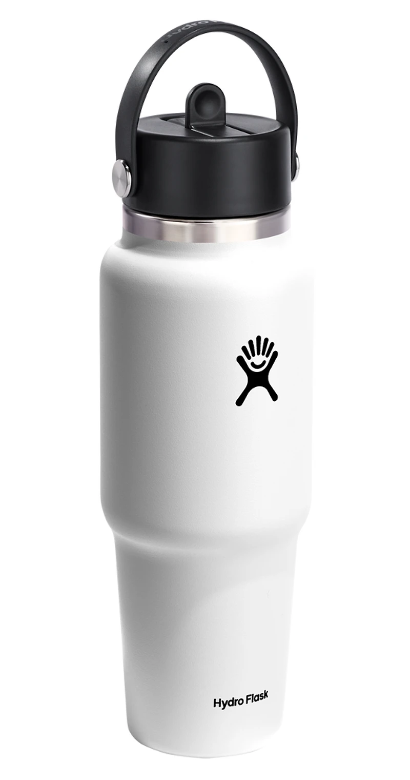 32oz Wide Flex Travel Bottle White