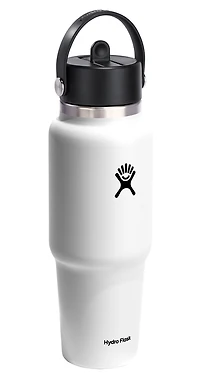 32oz Wide Flex Travel Bottle White