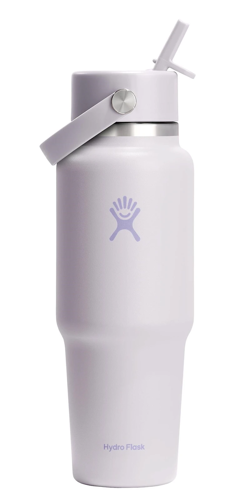 32oz Wide Flex Straw Travel Bottle Cloud Pink