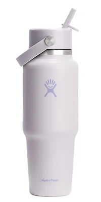 32oz Wide Flex Straw Travel Bottle Cloud Pink