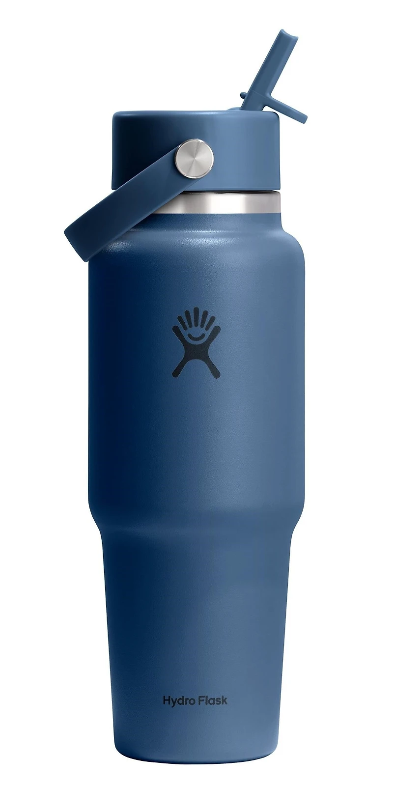 32oz Wide Flex Straw Travel Bottle Harbor Blue