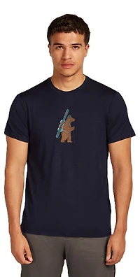 Mens Merino 150 Tech Lite SS Tee Bear Tour Midnight Navy