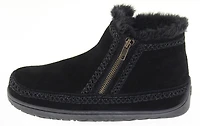 Double Zipper Bootie Black