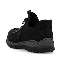 Black Toggle Lace Up