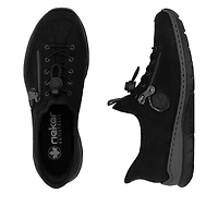 Black Toggle Lace Up