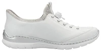 White Toggle Lace Up