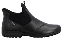 Black Pull On Ankle Boot