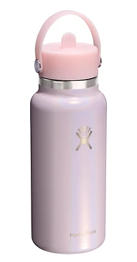 32oz Wide Flex Straw Glimmer Pink