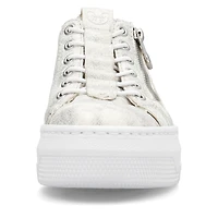 White Lace Up