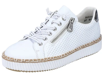 White Lace Up