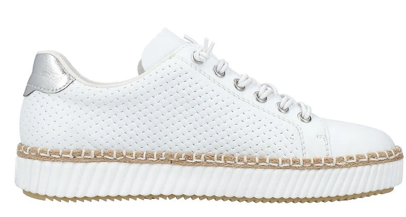 White Lace Up