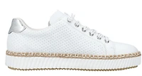 White Lace Up