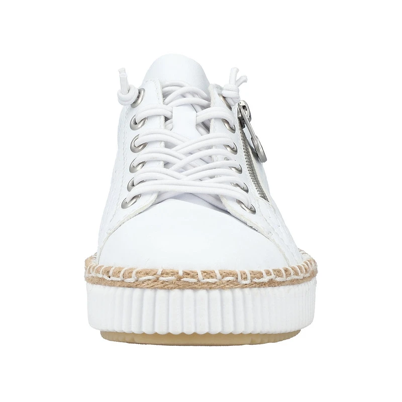 White Lace Up