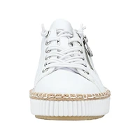 White Lace Up