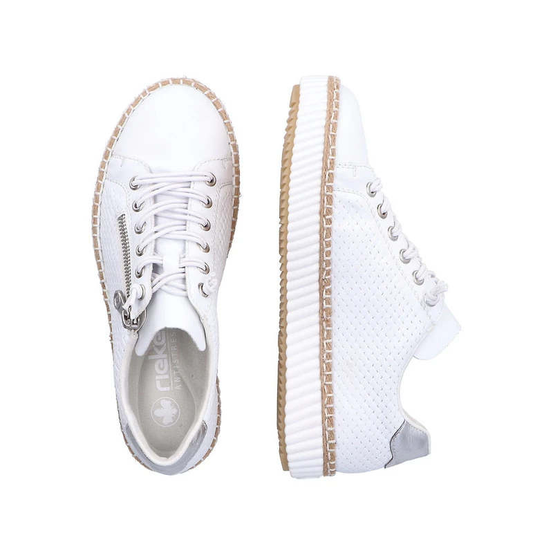 White Lace Up
