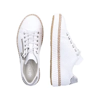 White Lace Up