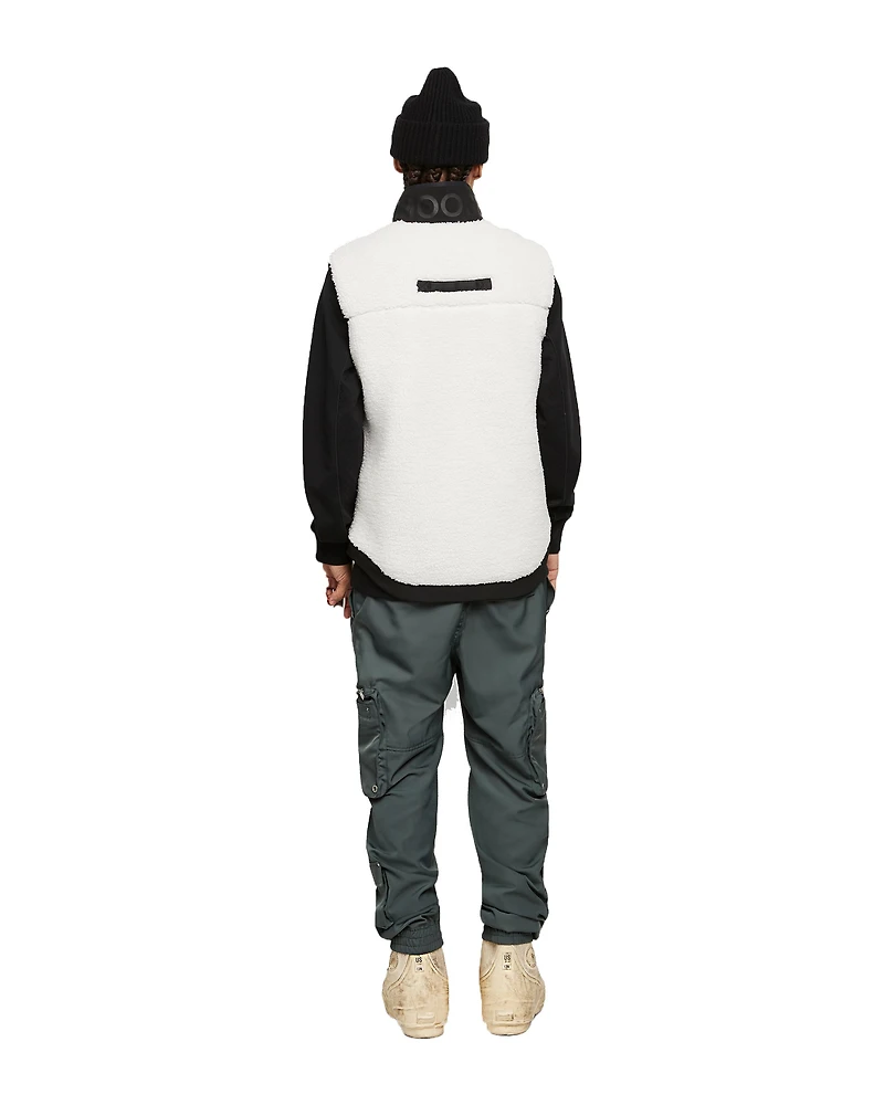 Saglek Vest Ivory Black