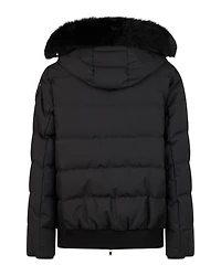 Cloud Bomber Shearling Gold Black With