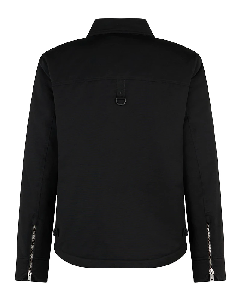 West Shirt Jacket Black