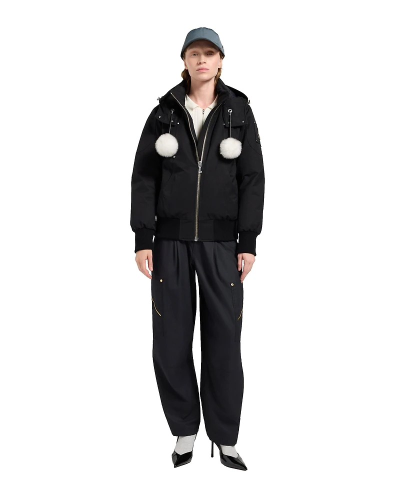 Debbie Bomber Black/Natural