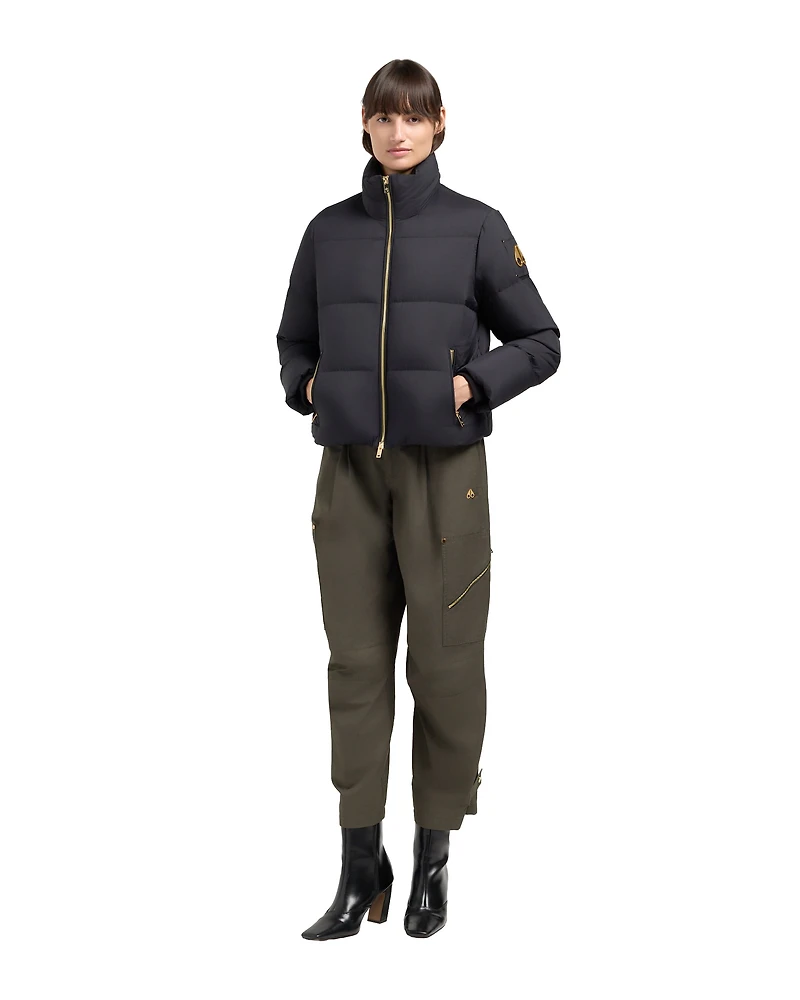 Misti Peak Puffer Gold Black/Black
