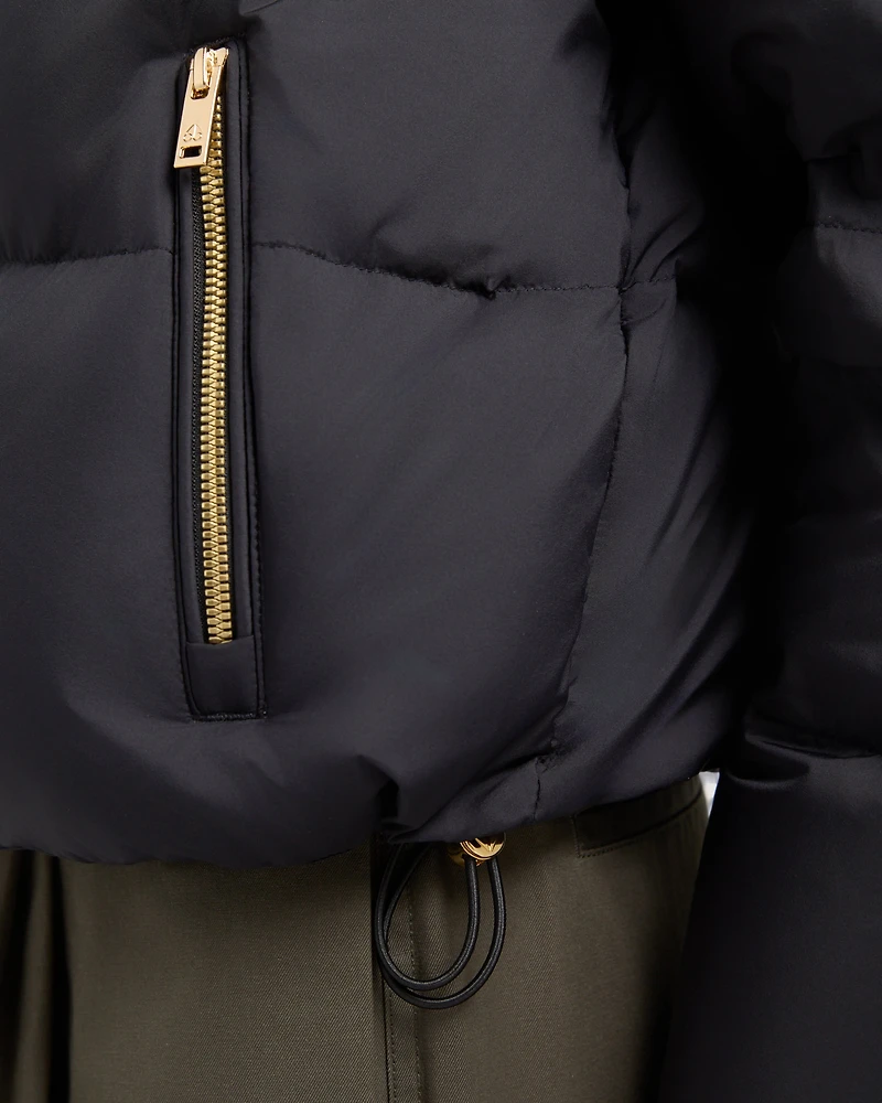 Misti Peak Puffer Gold Black/Black