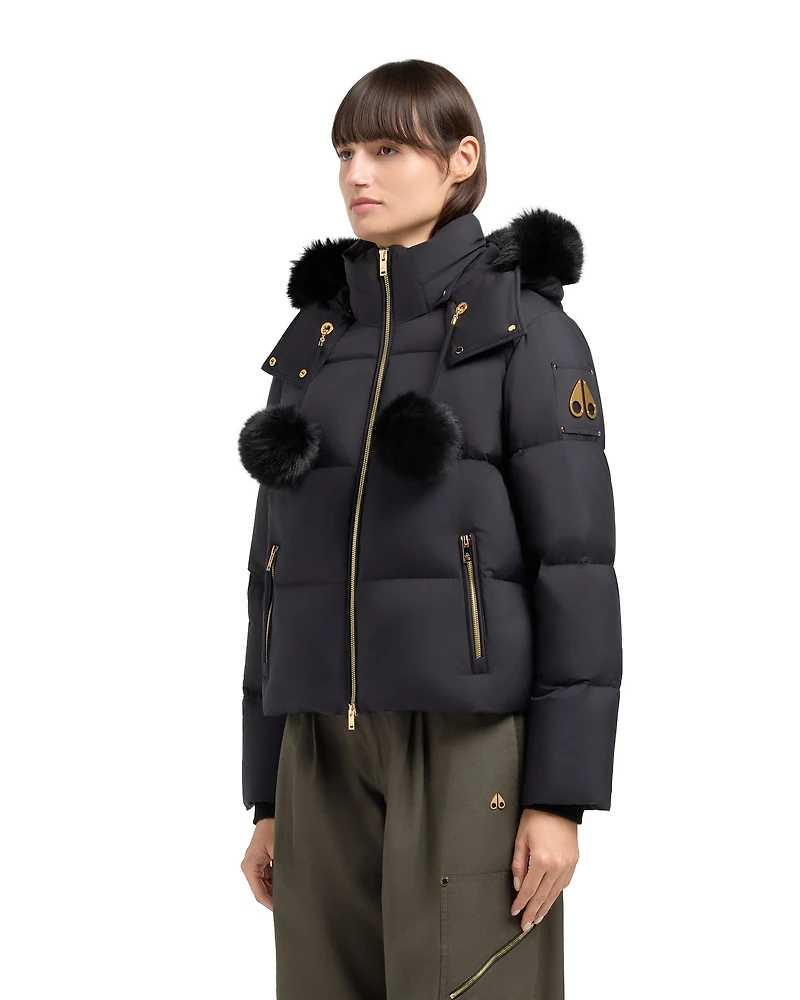 Misti Peak Puffer Gold Black/Black