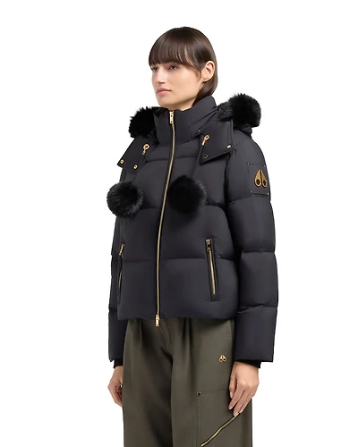 Misti Peak Puffer Gold Black/Black
