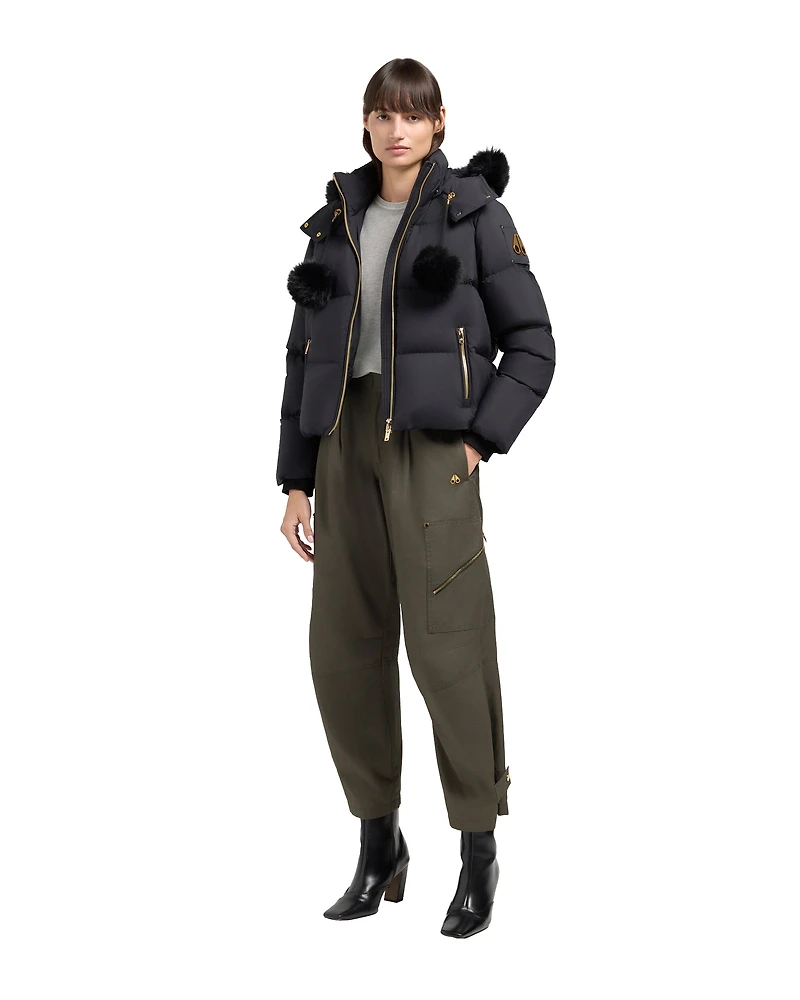 Misti Peak Puffer Gold Black/Black