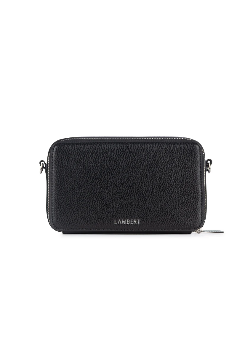2 In 1 Handbag Black Pebble