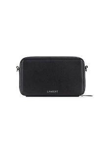2 In 1 Handbag Black Pebble