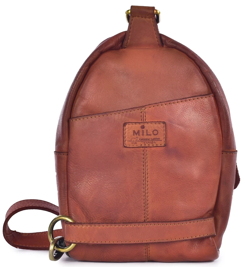 Vittoria Sling Backpack Cognac
