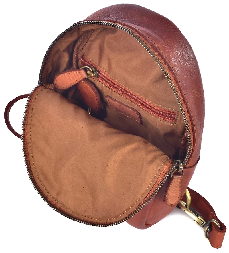Vittoria Sling Backpack Cognac