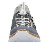 LT Blue Toggle Lace Up