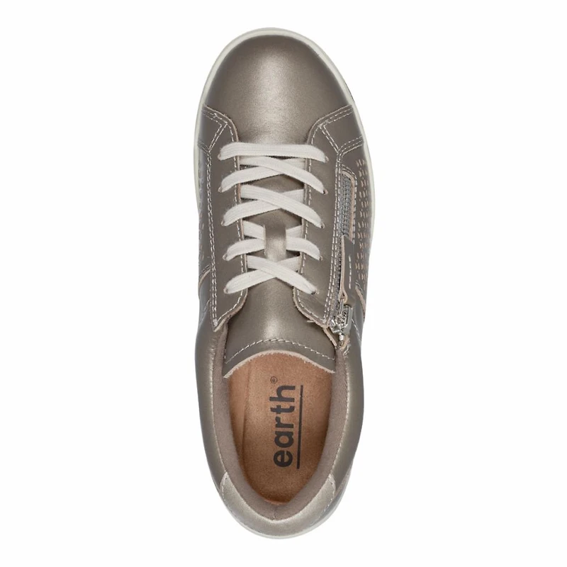 Netta-platinum-antique Gold-pearlized Nappa Sport- Gold Wide