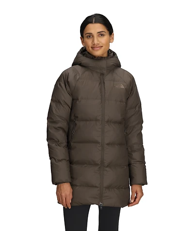 Women's Hydrenalite City Down Hooded Parka Smokey Brown