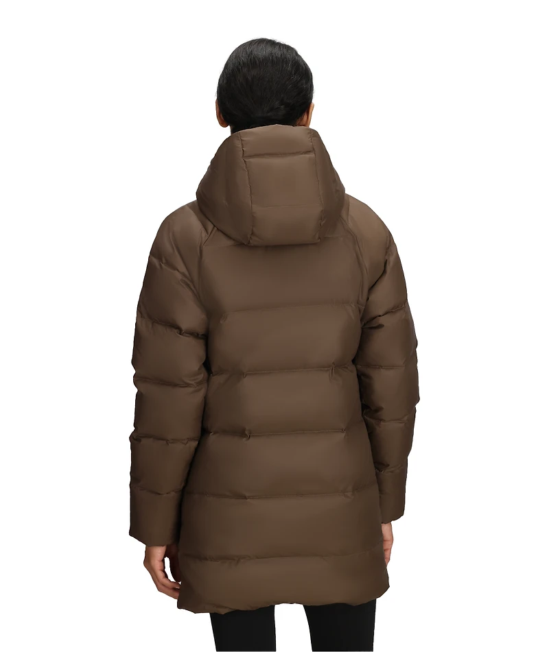 Women's Hydrenalite City Down Hooded Parka Smokey Brown
