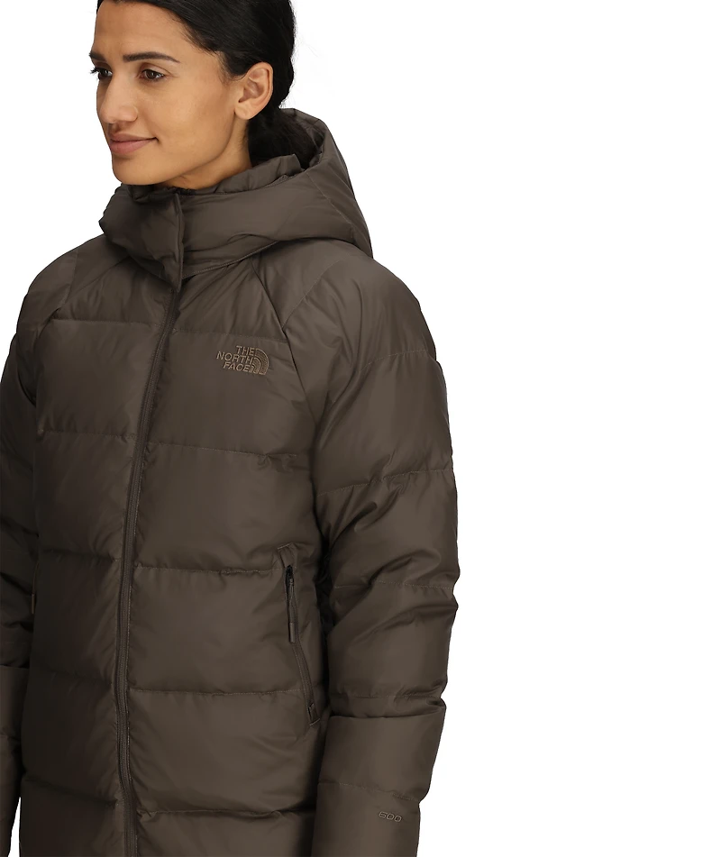 Women's Hydrenalite City Down Hooded Parka Smokey Brown