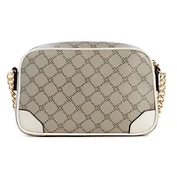 Brooklyn Crossbody Camera Beige Logo/Milk