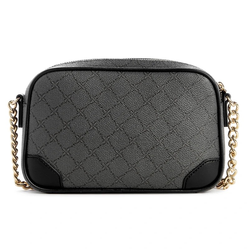 Brooklyn Crossbody Camera Onyx Logo