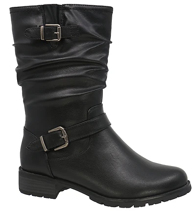 Queens02 Waterproof Wide Width Black