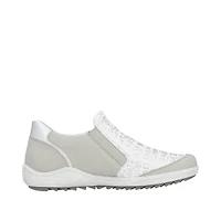 White Side Zip Slip On