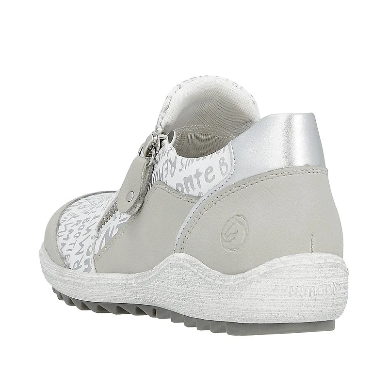 White Side Zip Slip On
