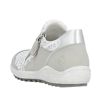 White Side Zip Slip On