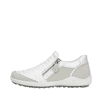 White Side Zip Slip On