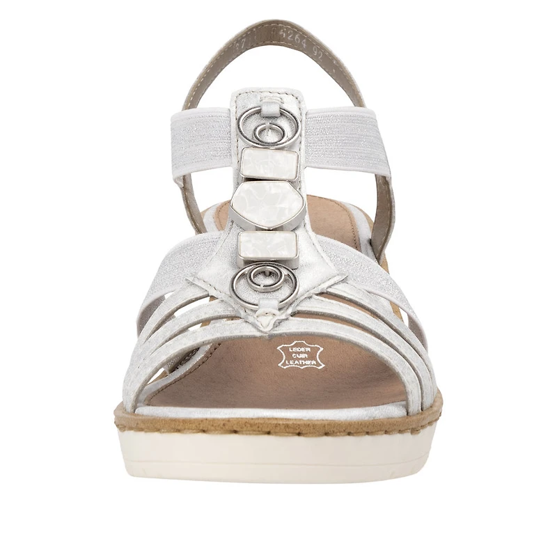 White Elastic Pull On