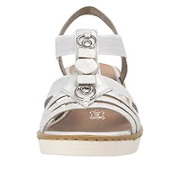 White Elastic Pull On
