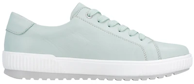 Pale Cyan Lace Up W Side Zip