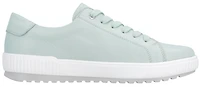 Pale Cyan Lace Up W Side Zip